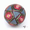 Rose with basket weave
